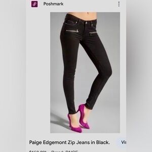 PAIGE black jeans,30/30 high rise, usually people post this jeans for $150-$200